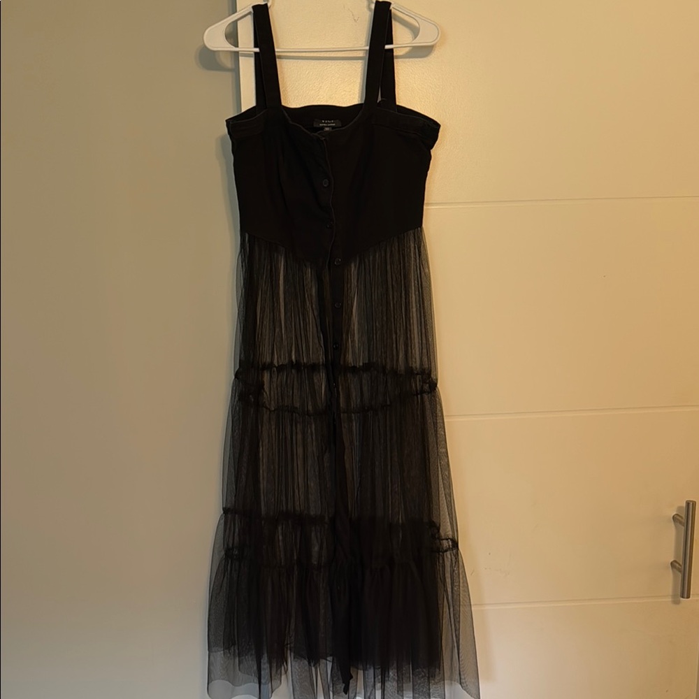 Vici Black Tulle dress